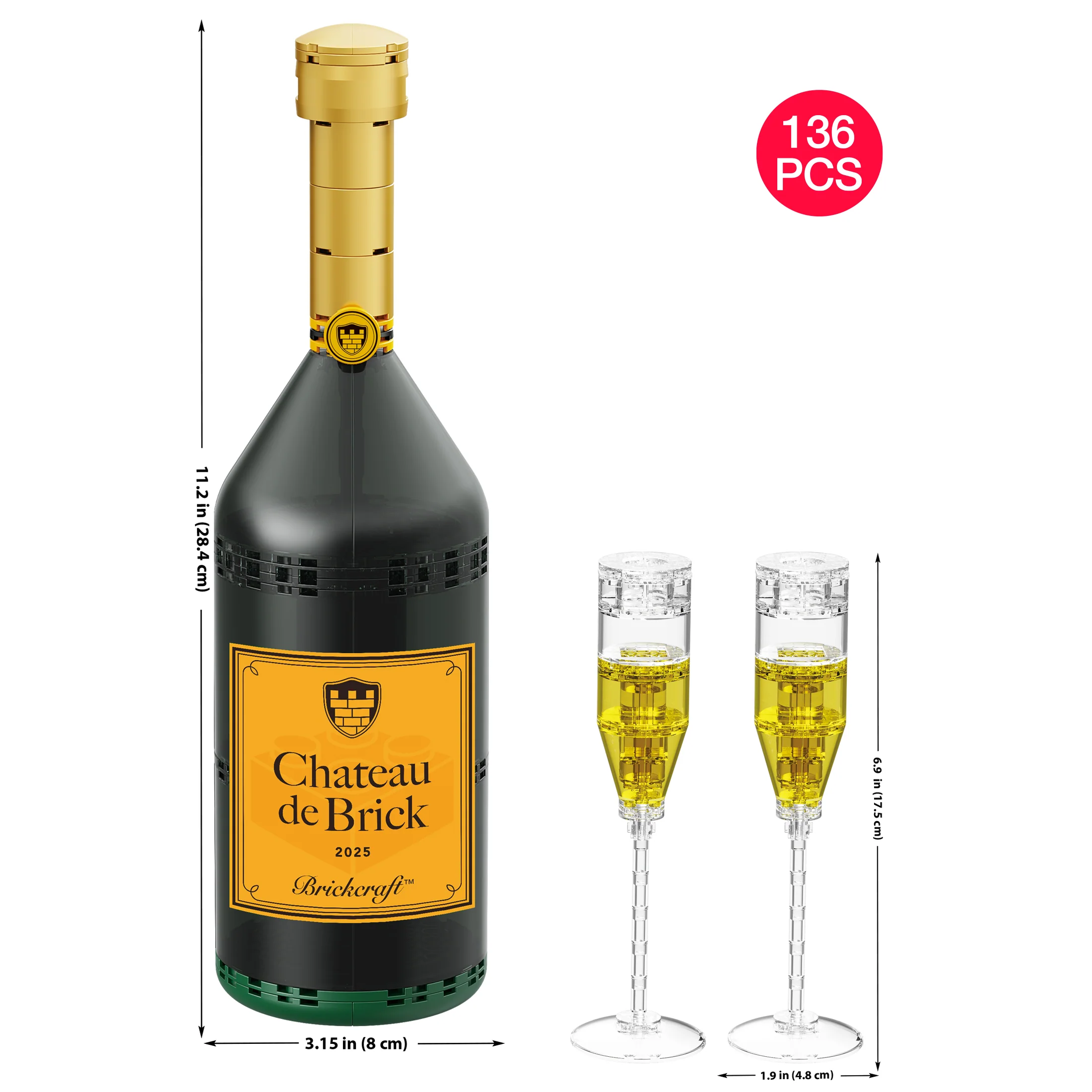 Chateau de Brick Bottle - Image 7