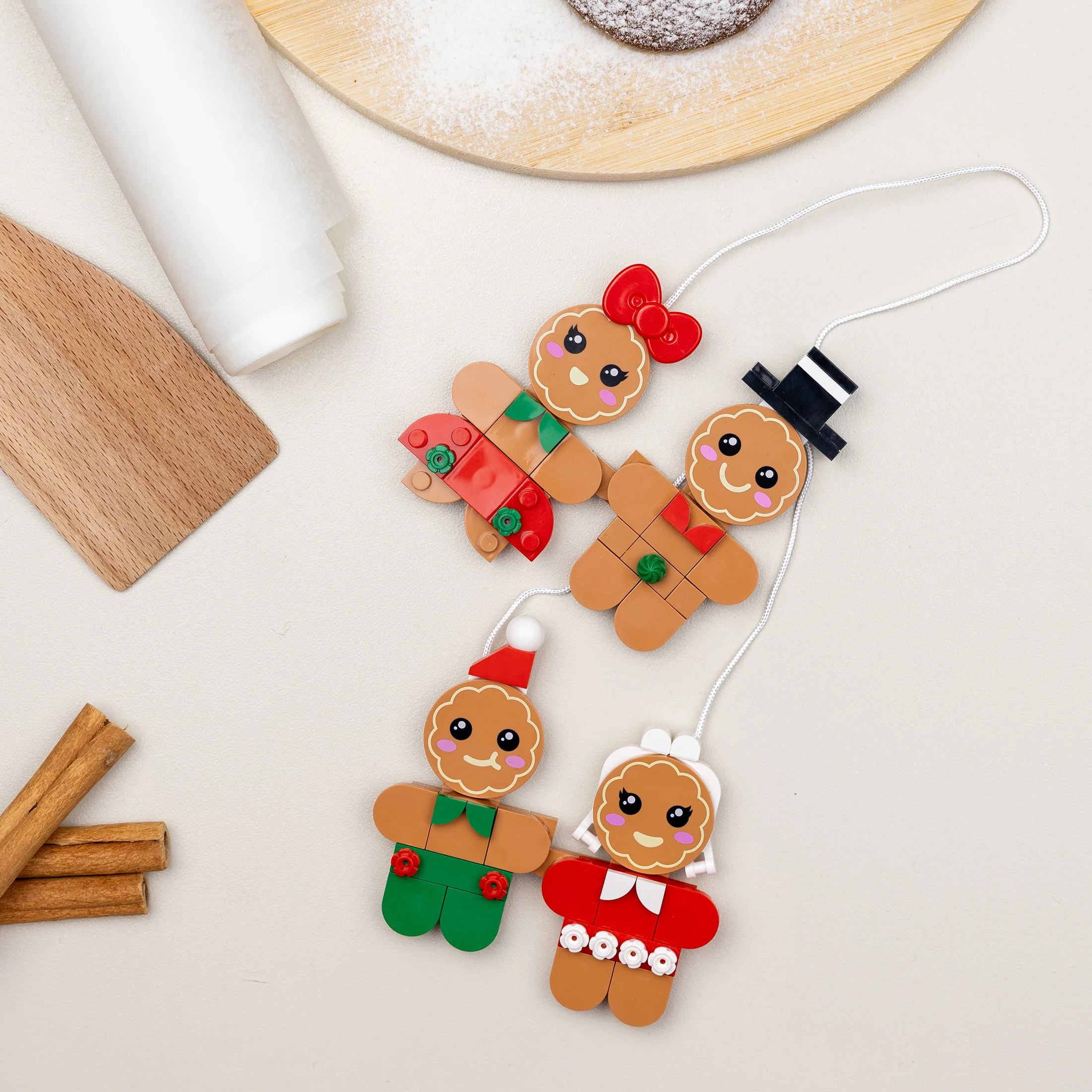 Gingerbread Family Ornaments - Image 5