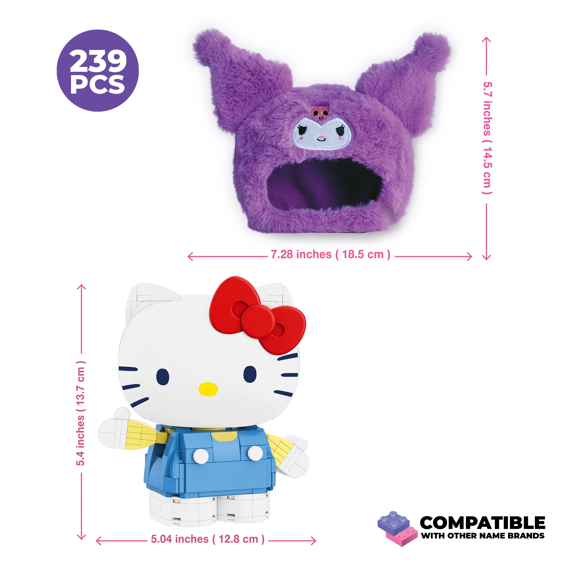 Hello Kitty & Kuromi Fluffy Fit - Image 4