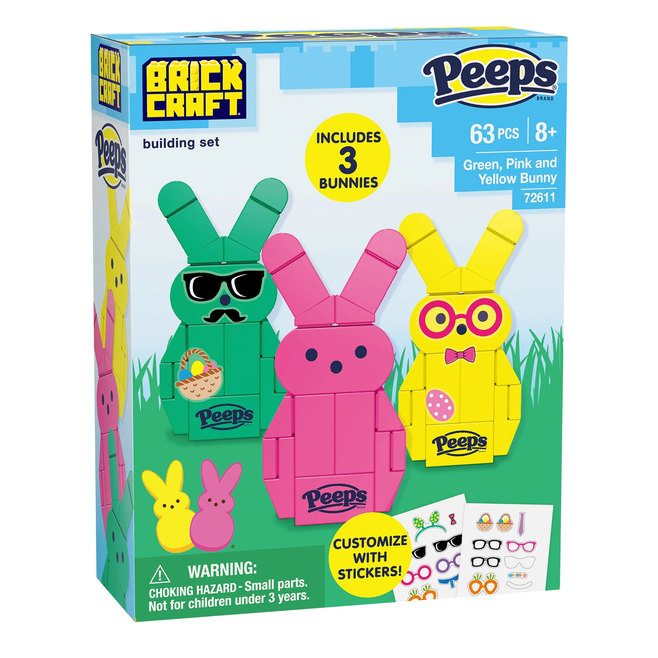 Peeps Green, Pink, and Yellow Bunny - Image 6