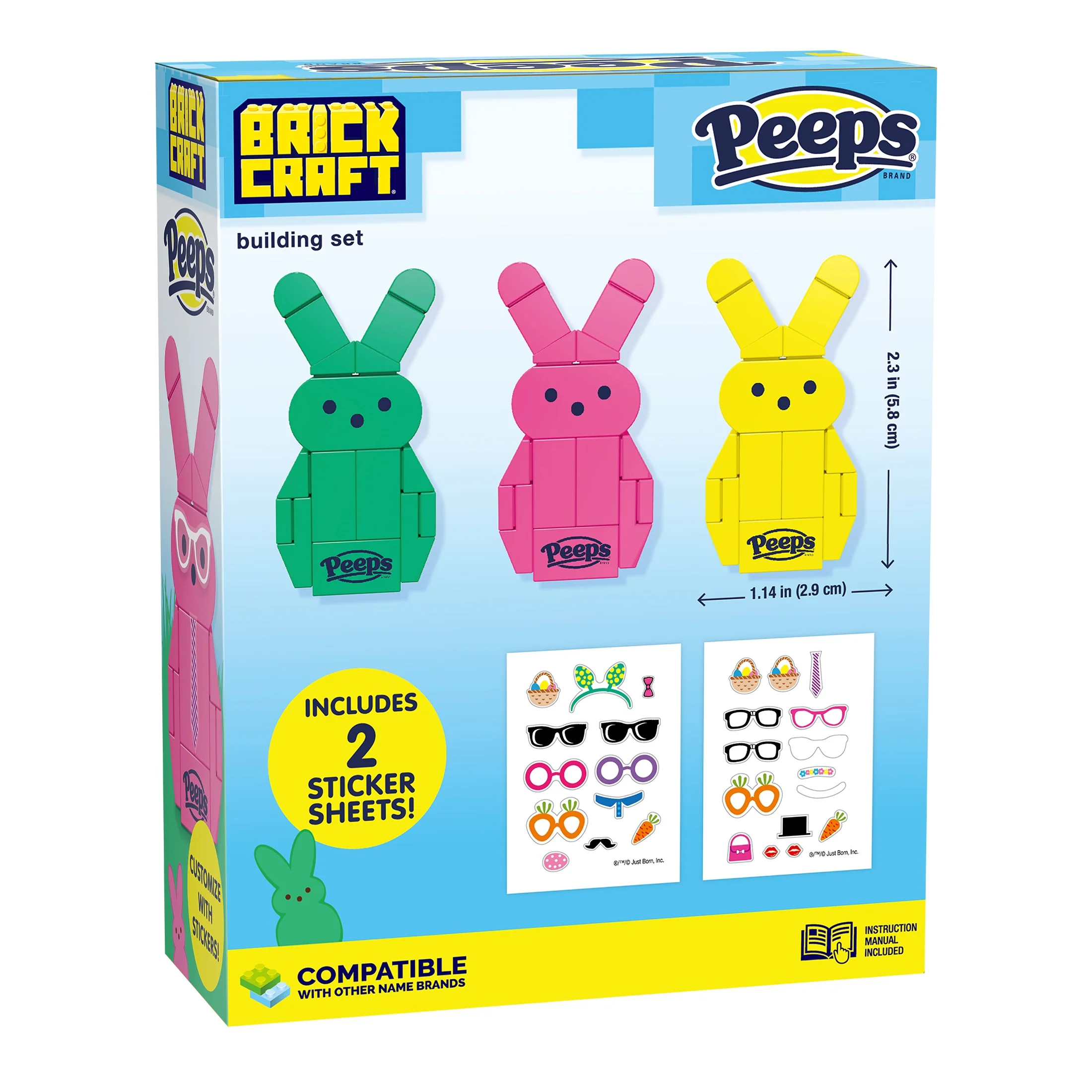 Peeps Green, Pink, and Yellow Bunny - Image 7